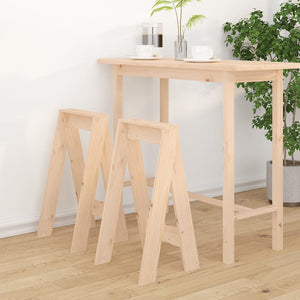 Kiefernholz Hocker 2er Set