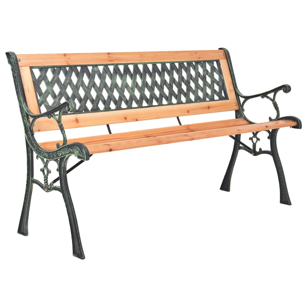 Gartenbank Gusseisen Tanne 116cm