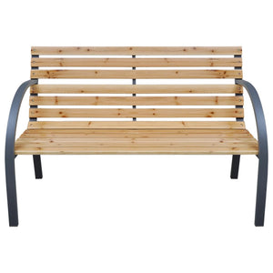Gartenbank 112 cm Massivholz Tanne