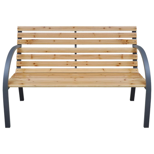 Gartenbank 112 cm Massivholz Tanne