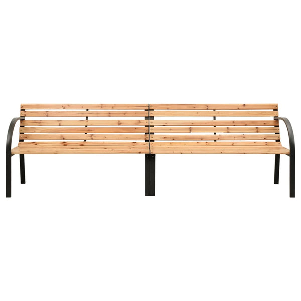 Doppel Gartenbank 225 cm Tanne Massivholz