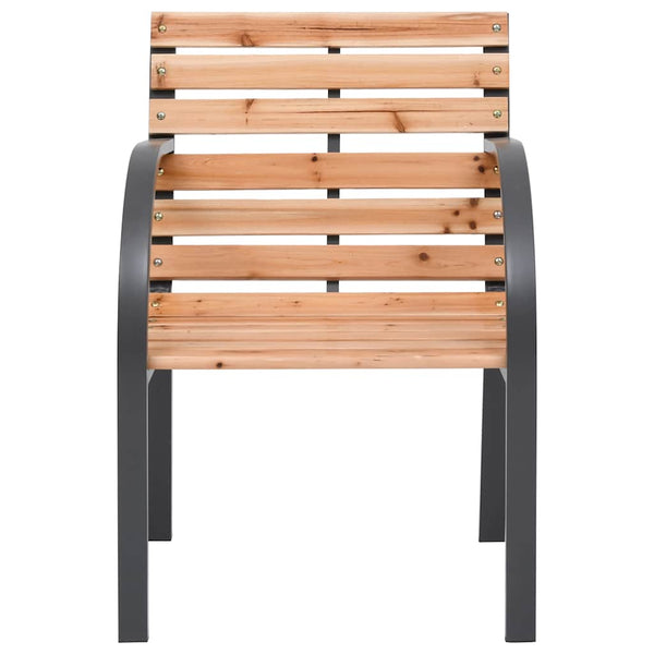 Gartenstühle 2er Set Tanne Massivholz