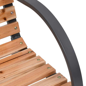 Gartenstühle 2er Set Tanne Massivholz
