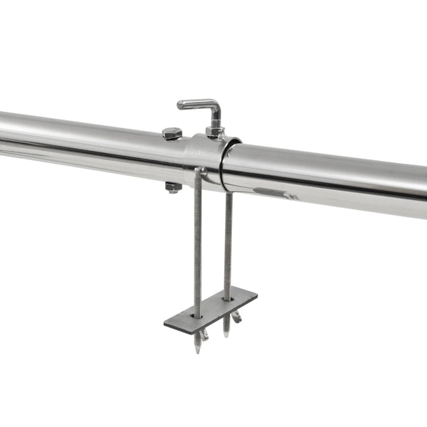 vidaXL Tournebroche automatique avec moteur Acier inoxydable 150x46,5x82,5 cm