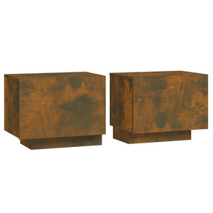 Nachttisch Räuchereiche 100x35x40 cm Holzwerkstoff