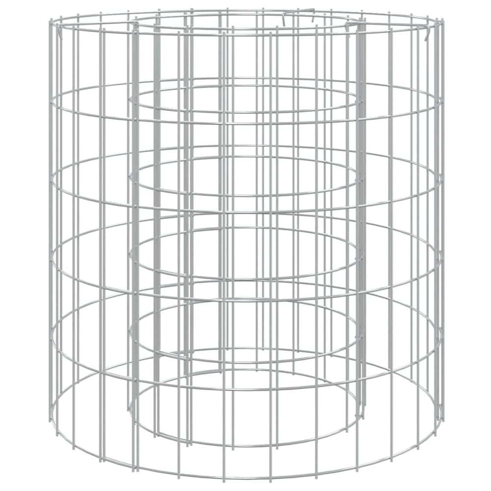 Gabionen-Feuerstelle Ø 50 cm Verzinktes Eisen