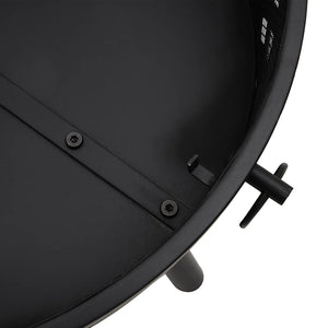 vidaXL Brasero avec tisonnier 58 cm XXL Acier