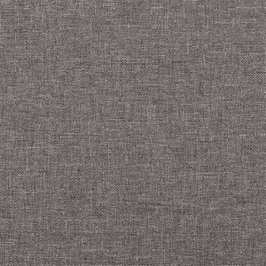 2-Sitzer-Sofa mit Kissen Dunkelgrau 140 cm Stoff