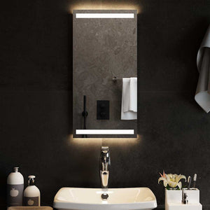 vidaXL Miroir de salle de bain LED 30x60 cm