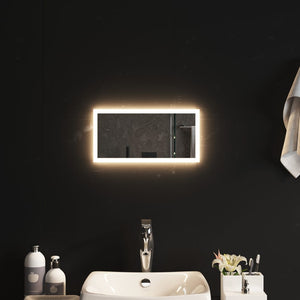 LED-Badspiegel 20x40 cm