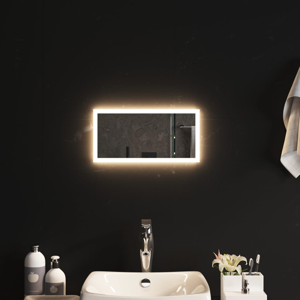 LED-Badspiegel 20x40 cm