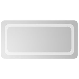 vidaXL Miroir de salle de bain LED 40x80 cm