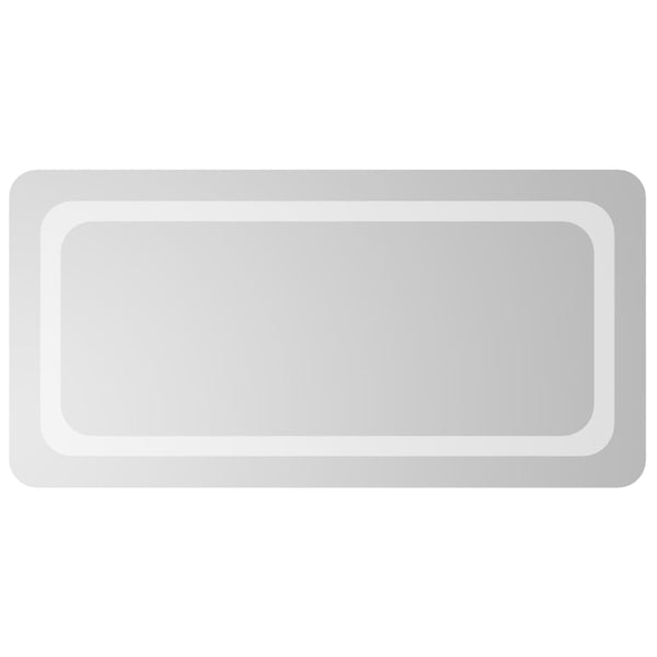 vidaXL Miroir de salle de bain LED 40x80 cm