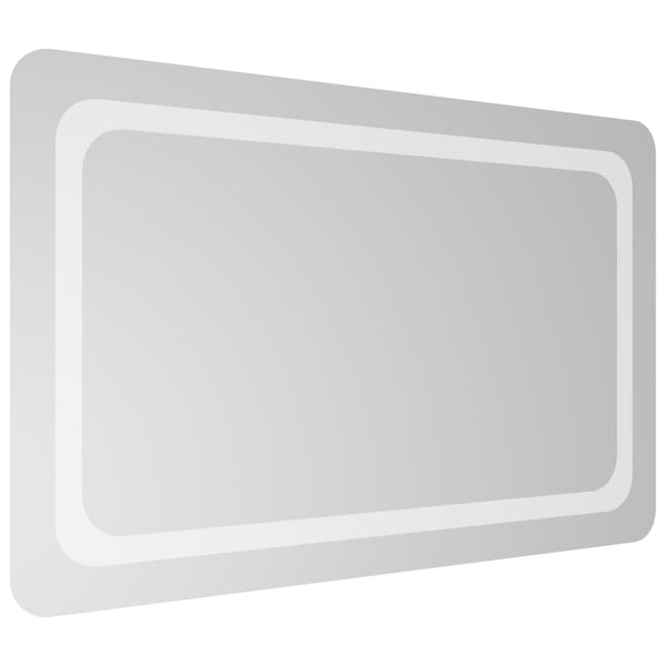 vidaXL Miroir de salle de bain LED 50x80 cm