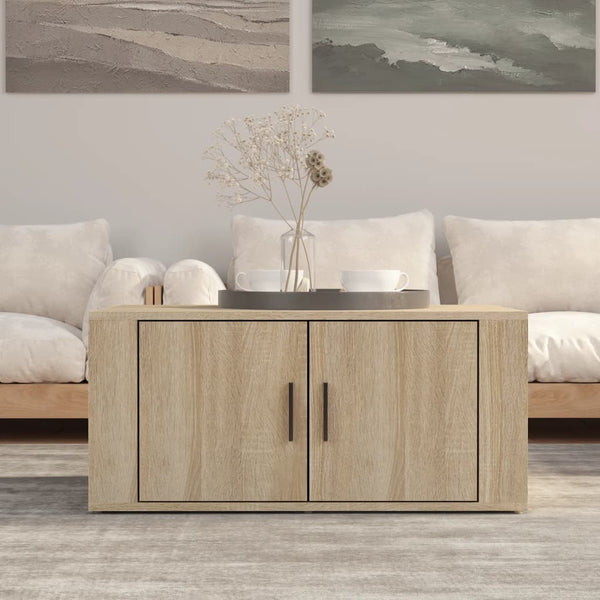 Sonoma Eiche Couchtisch 80x50 cm