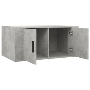 Betongrauer Couchtisch 80x50 cm