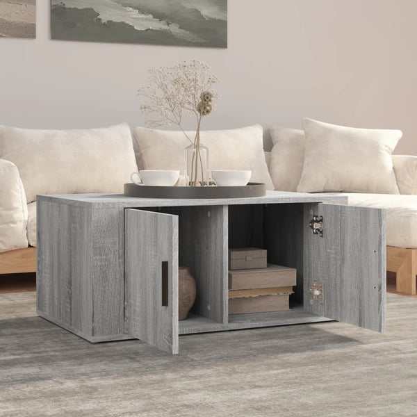 Couchtisch Grau Sonoma 80x50 cm