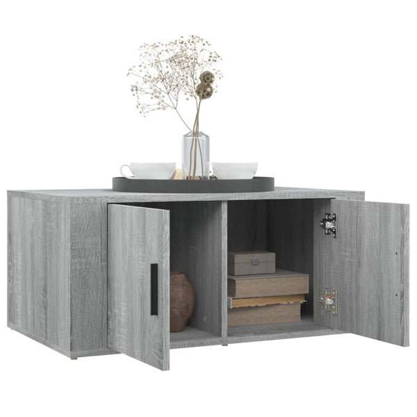 Couchtisch Grau Sonoma 80x50 cm