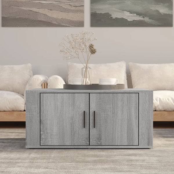 Couchtisch Grau Sonoma 80x50 cm