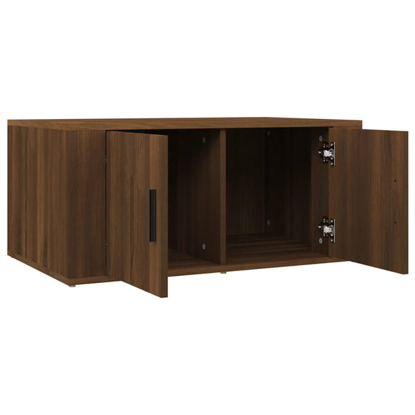 Couchtisch Braun Eichen-Optik 80x50 cm