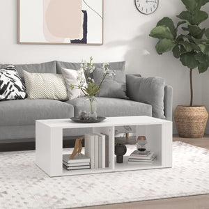 Weißer Couchtisch 100x50 cm