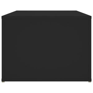 Schwarzer Couchtisch 100x50 cm