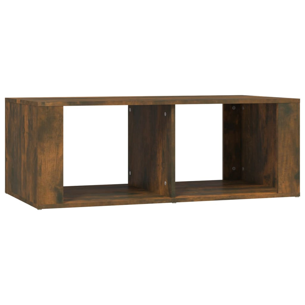 vidaXL Coffee Table Smoked Oak 100x50x36 cm Engineered Wood