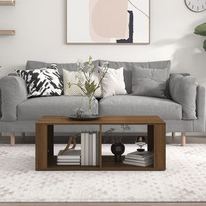 Couchtisch Eichenoptik Braun 100x50 cm