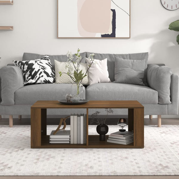 Couchtisch Eichenoptik Braun 100x50 cm