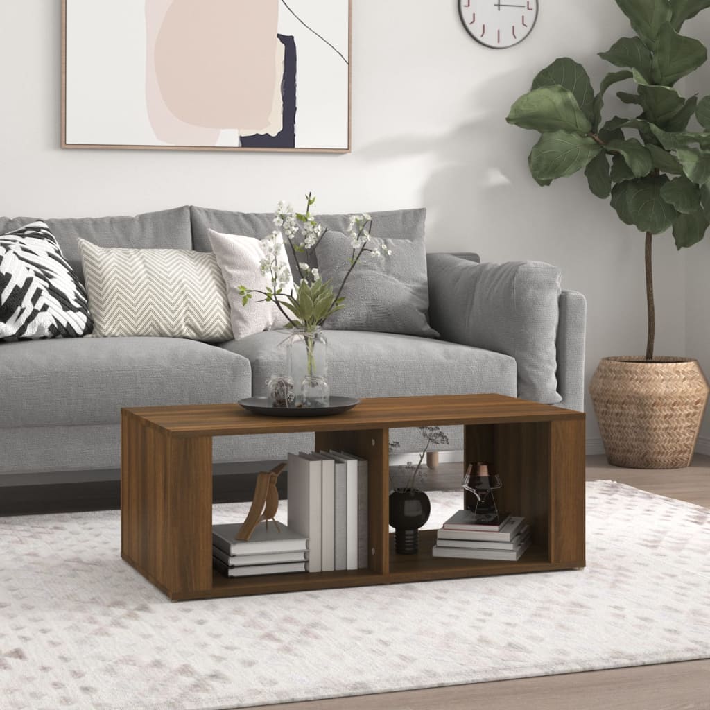Couchtisch Eichenoptik Braun 100x50 cm