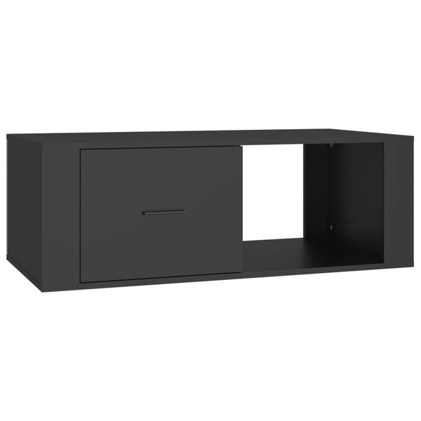 Schwarzer Couchtisch 100x50,5 cm