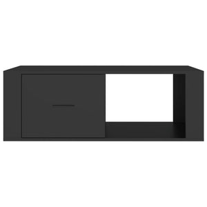 Schwarzer Couchtisch 100x50,5 cm