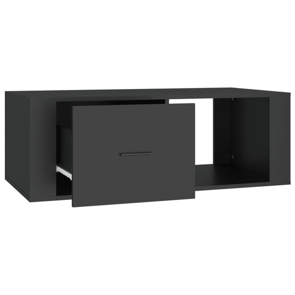 Schwarzer Couchtisch 100x50,5 cm
