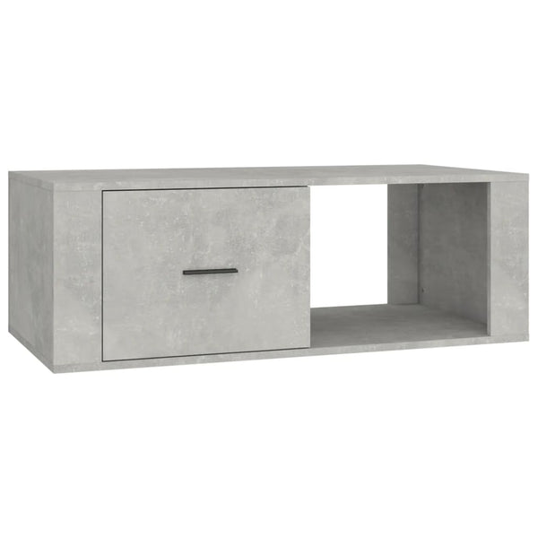 Betongrauer Couchtisch 100x50,5 cm