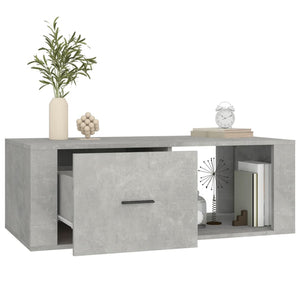 Betongrauer Couchtisch 100x50,5 cm