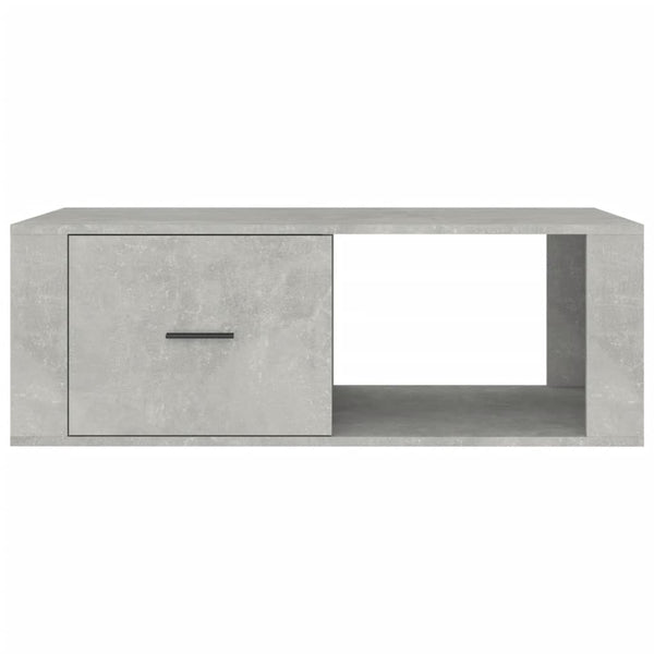 Betongrauer Couchtisch 100x50,5 cm