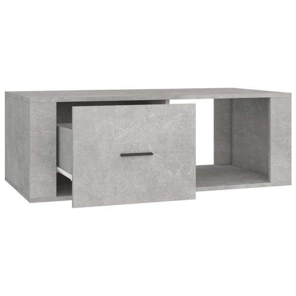Betongrauer Couchtisch 100x50,5 cm