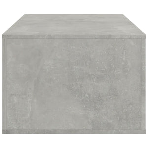 Betongrauer Couchtisch 100x50,5 cm