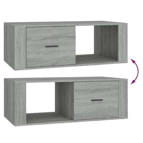 Couchtisch Grau Sonoma 100x50 cm