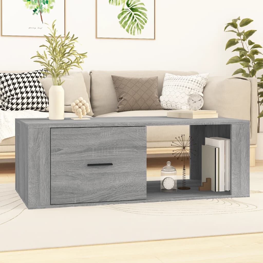 Couchtisch Grau Sonoma 100x50 cm