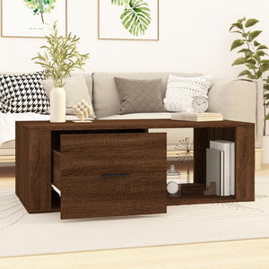 Couchtisch Braun Eichenoptik 100 cm