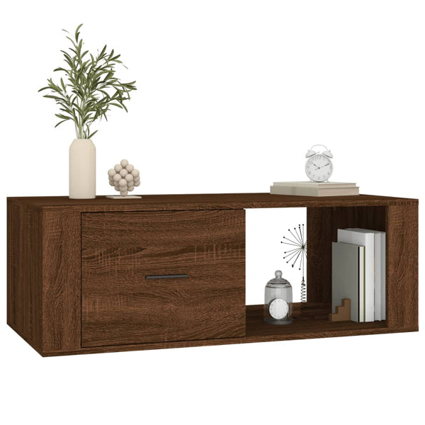 Couchtisch Braun Eichenoptik 100 cm