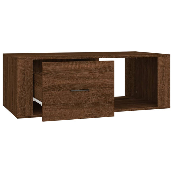 Couchtisch Braun Eichenoptik 100 cm