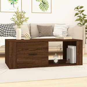 Couchtisch Braun Eichenoptik 100 cm