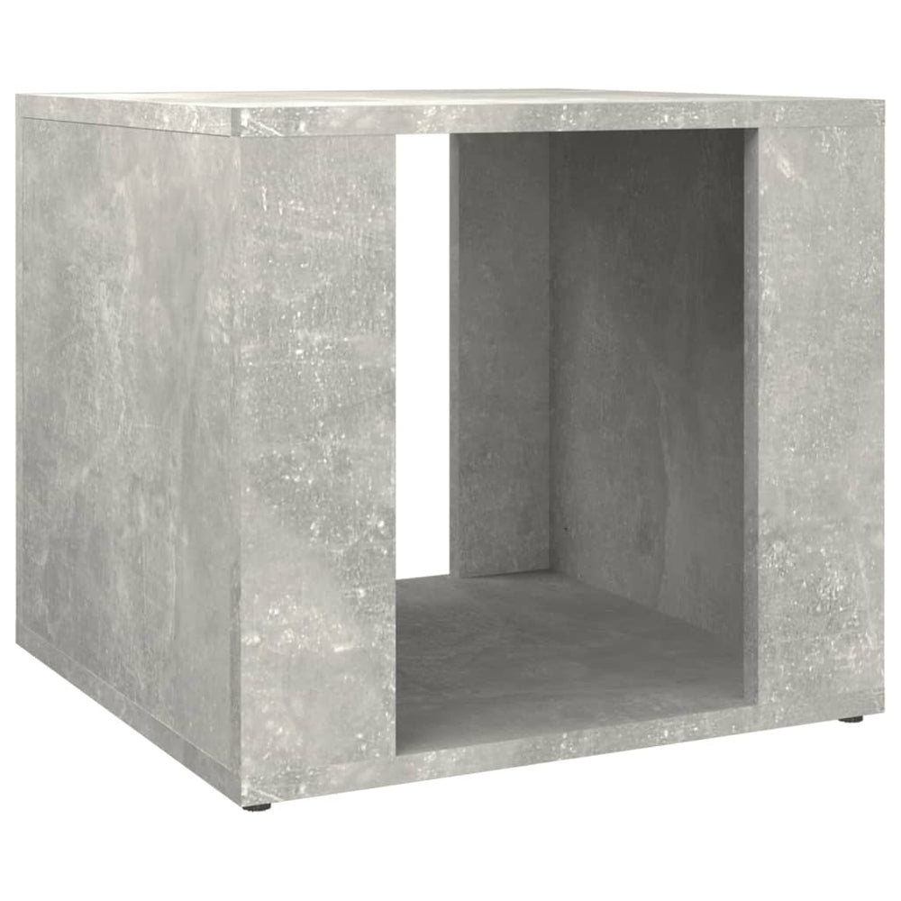 vidaXL Nightstand Concrete Gray 41x40x36 cm Engineered Wood