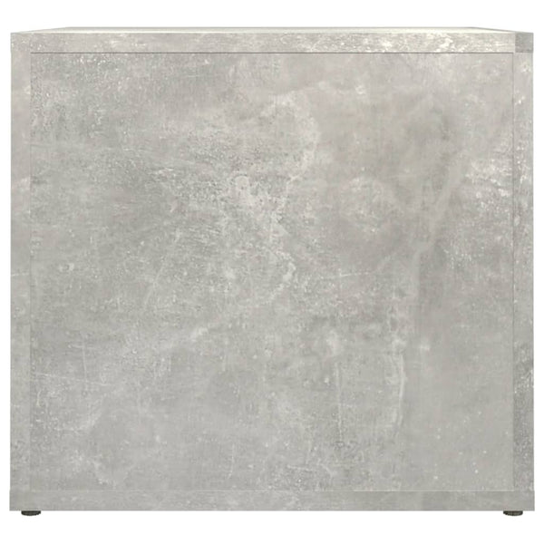 Betongrauer Nachttisch 41x40x36 cm