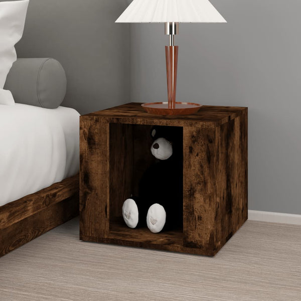 Nachttisch Räuchereiche Holzwerkstoff