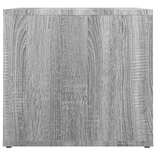 Grauer Nachttisch Sonoma, 41 cm