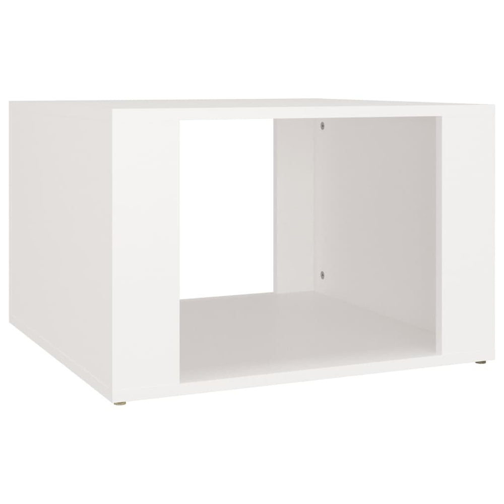 vidaXL Nightstand White 57x55x36 cm Engineered Wood