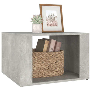 Betongrauer Nachttisch 57x55x36 cm